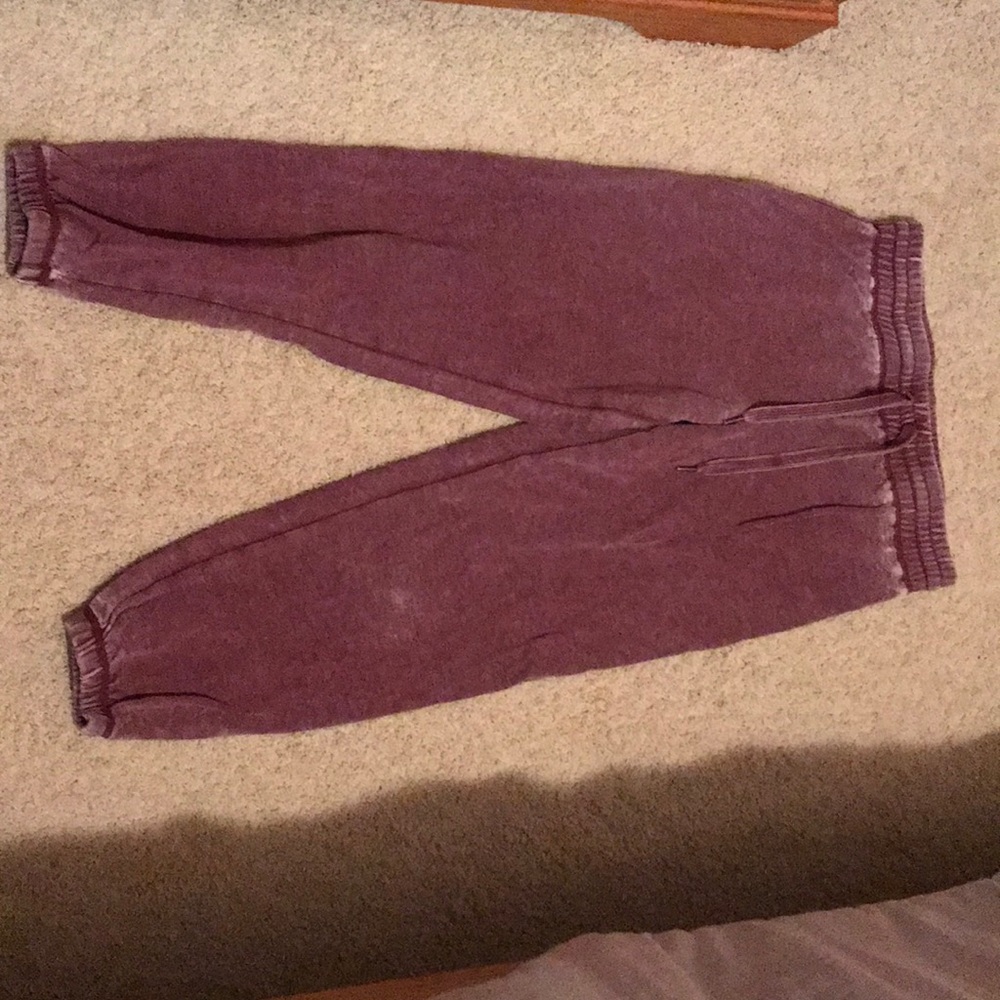 Purple ish sweatpants